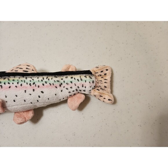 Cabin Critters Stuffed Plush Rainbow Trout Fish 10.5" Long Gently Used - Picture 4 of 4